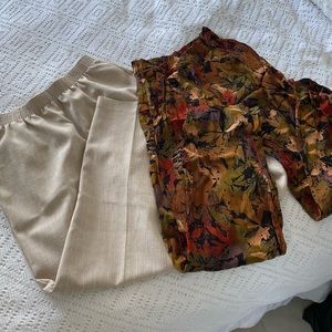 Straight leg vintage trousers